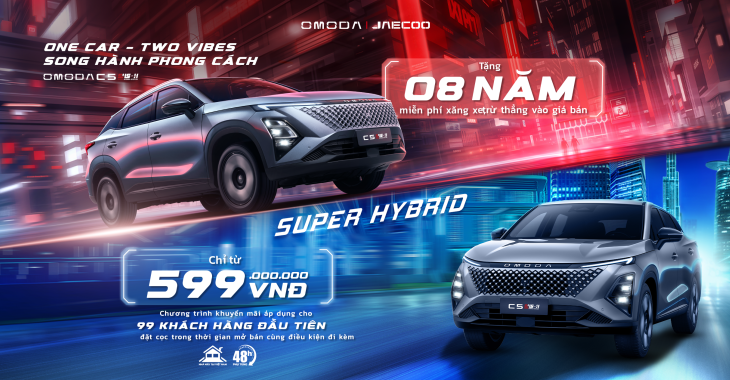 OMODA C5 SHS-H CHÍNH THỨC MỞ BÁN. SUV C-COUPE SUPER HYBRID CHỈ TỪ 599 TRIỆU